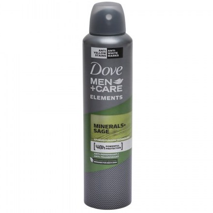 اسپری داو Dove انگلستان 250ml مدل (اصل)MEN + CARE (MINERALS SAGE)