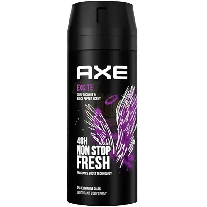 اسپری دئودورانت مردانه اکس مدل Excite حجم ۱۵۰ میل ۴۸ ساعته