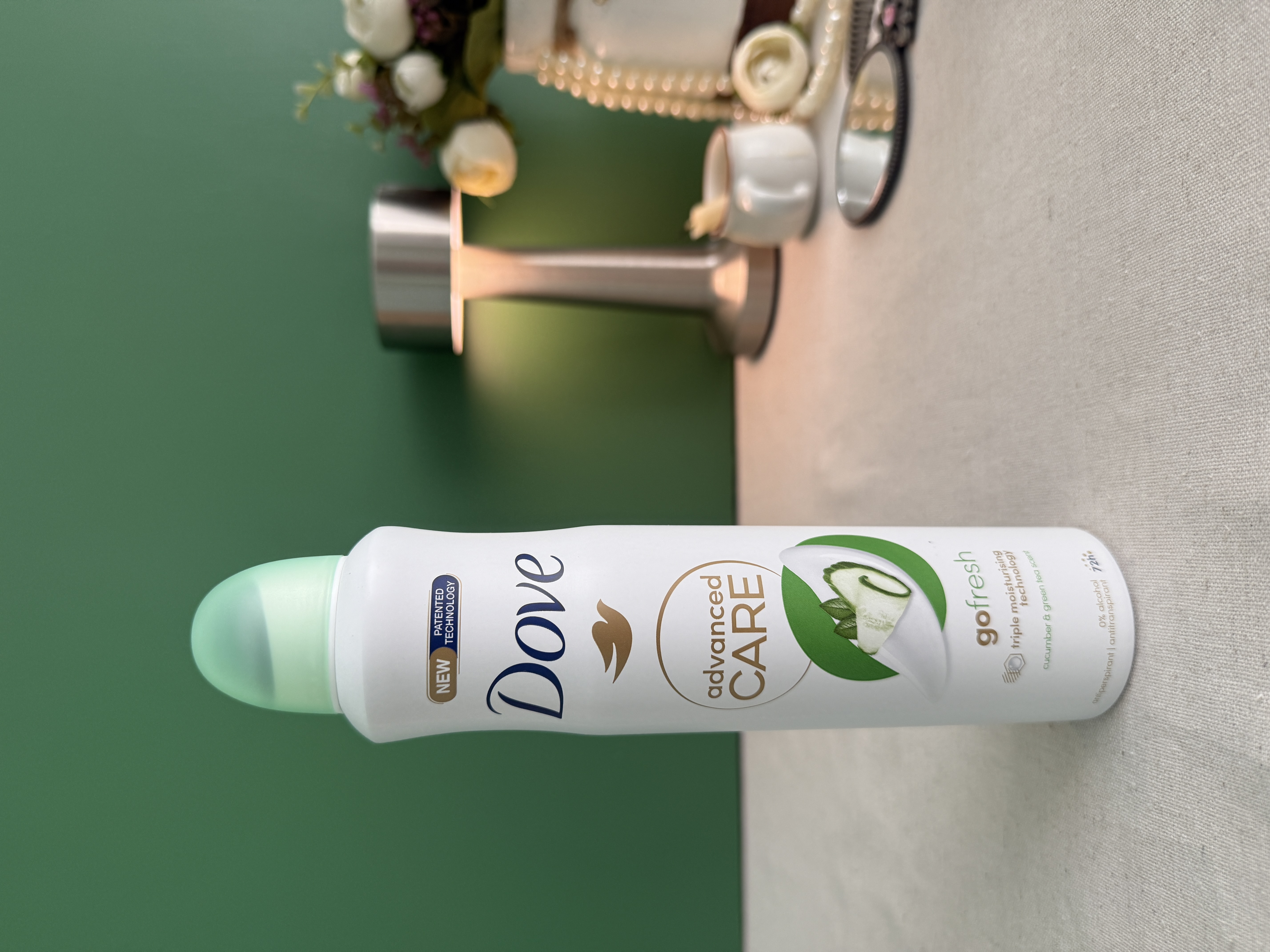 اسپری ضد تعریق 72 ساعته داو انگلیسی (UK) مدل go fresh رایحه گلابی و آلوئه ورا حجم 250 میل